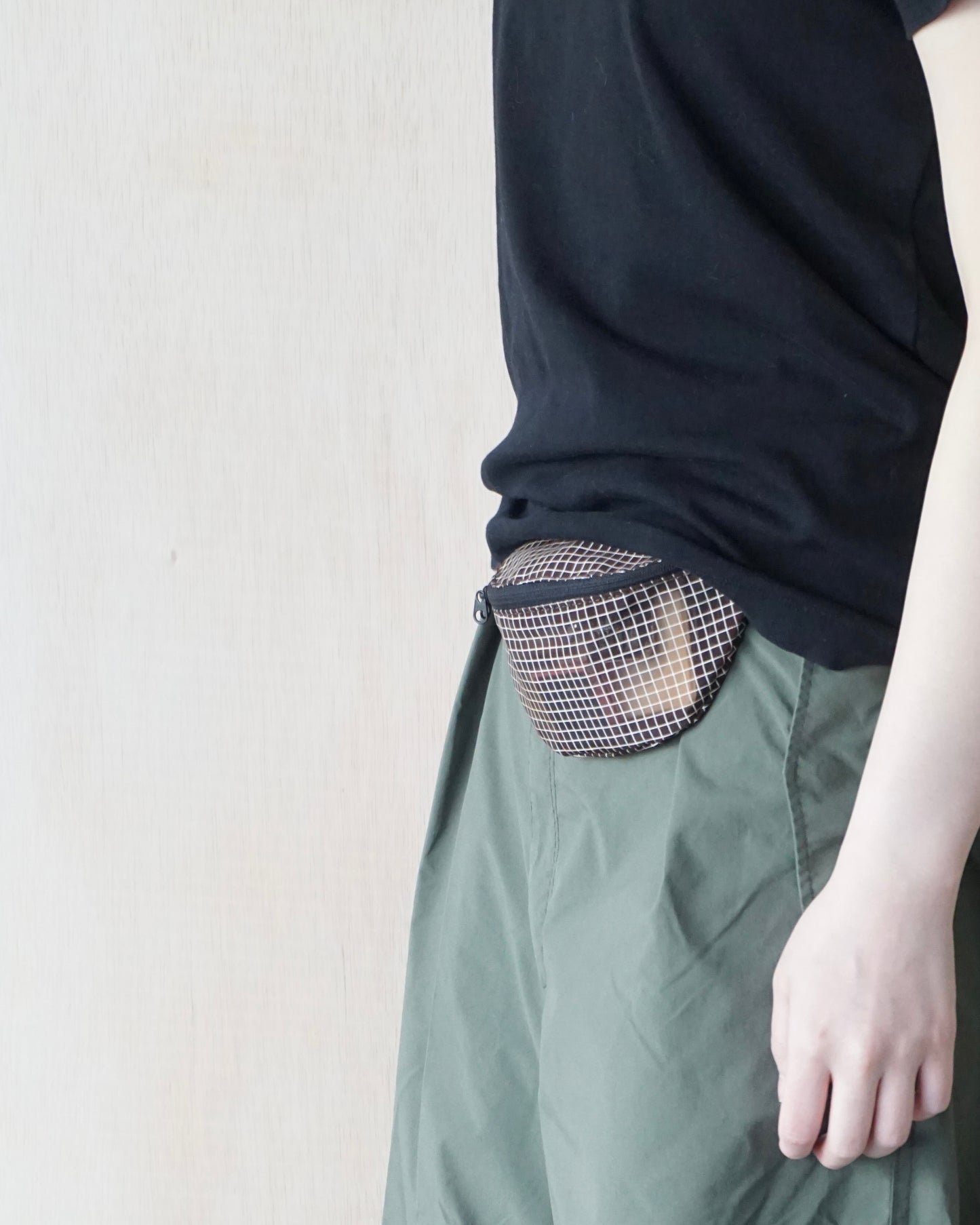 STAN Product mini mesh waist bag