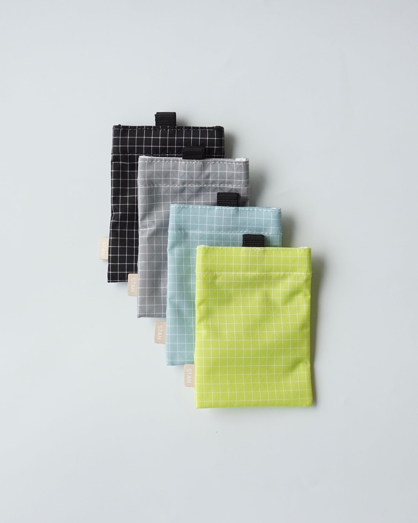 STAN Product Grid velcro purse