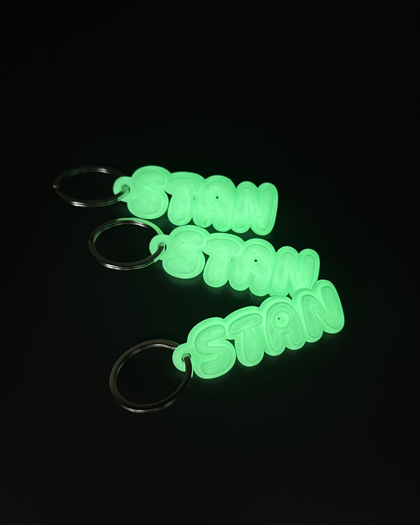STAN key ring〈 glow in the dark〉