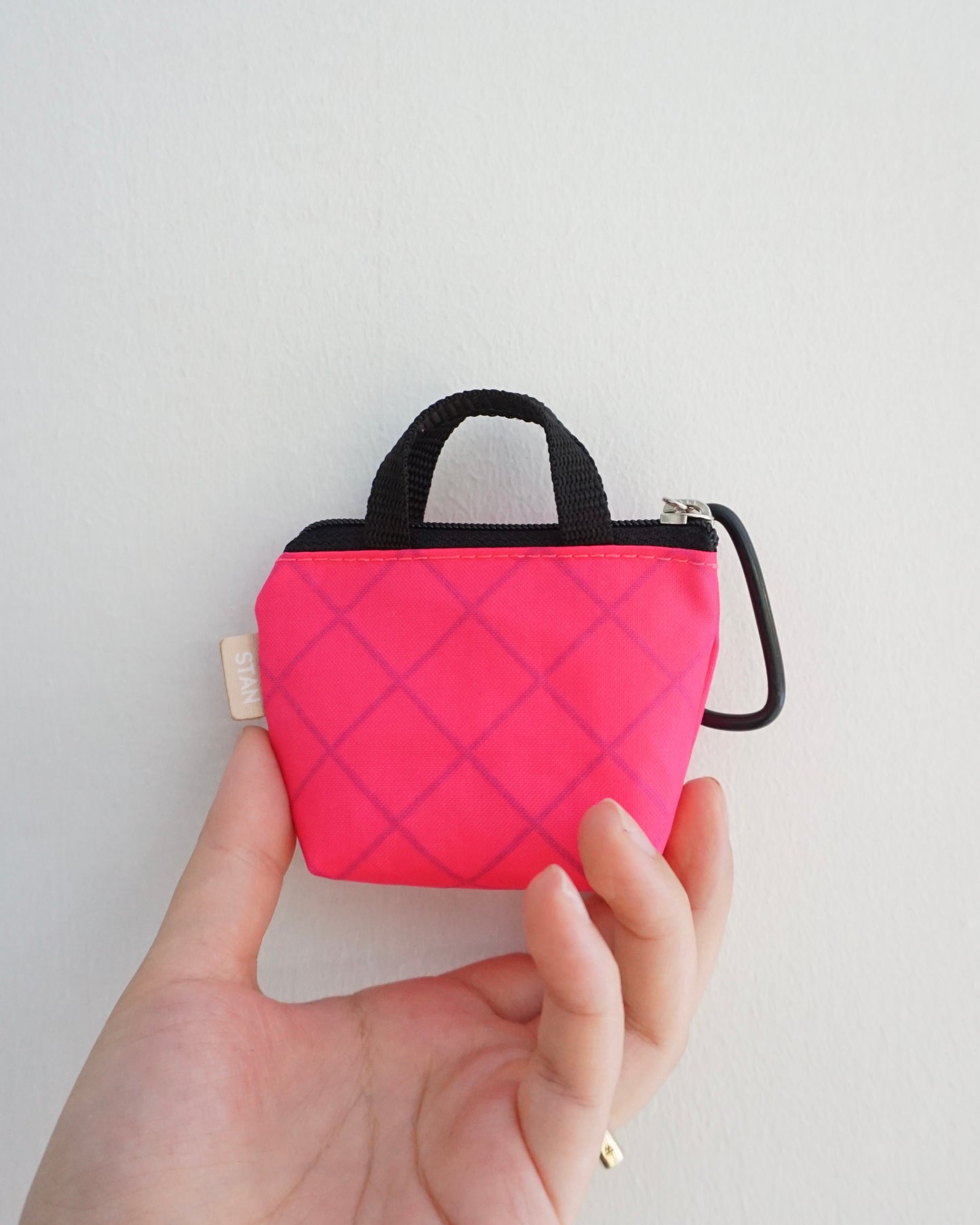STAN Product mini bag -ECOPAK™- カラビナ付き