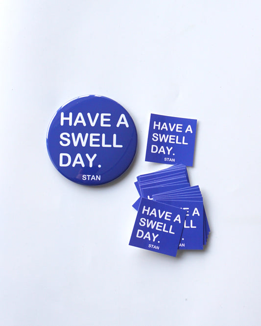 STAN Product Hand mirror 〈HAVE A SWELL DAY.〉