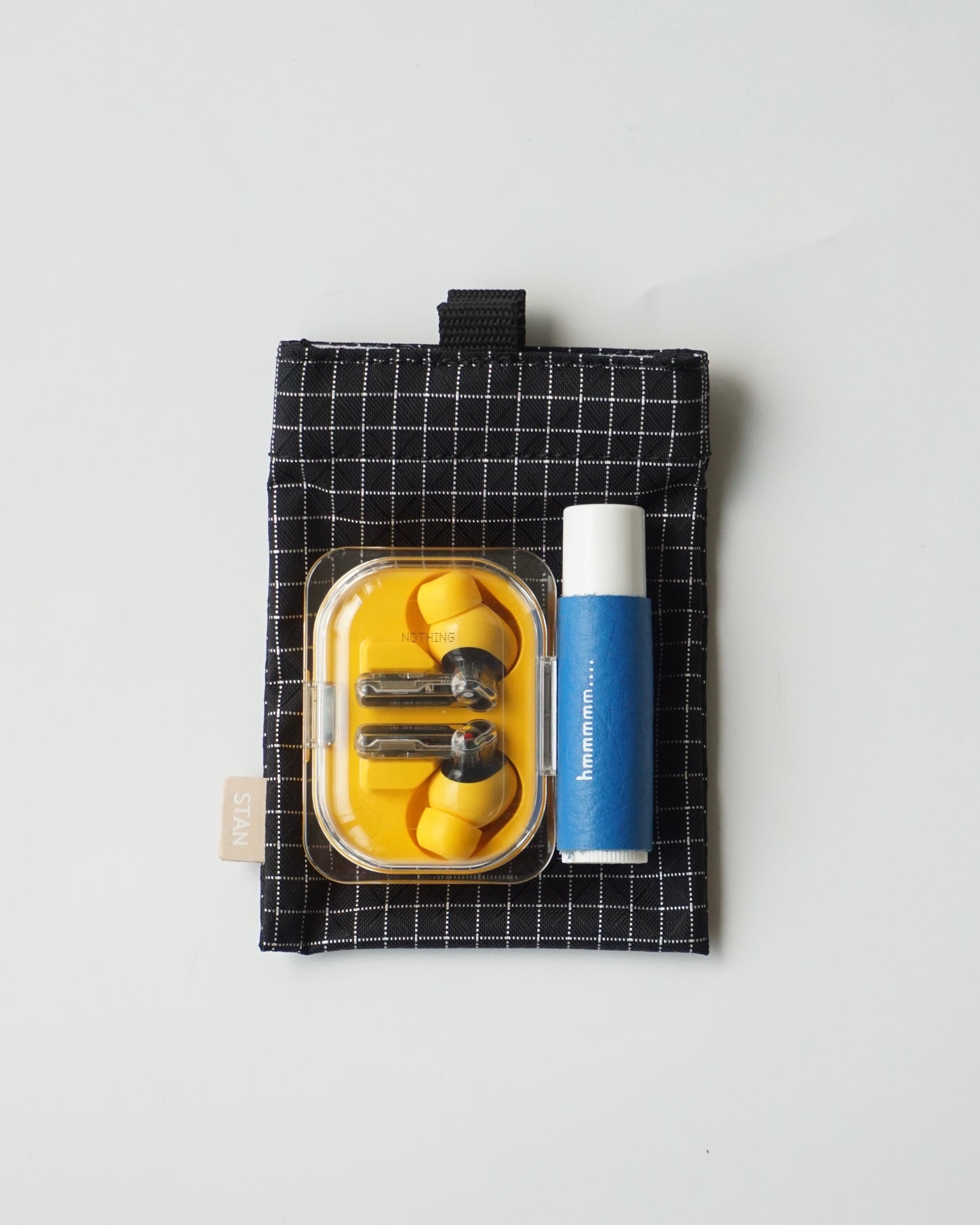 STAN Product Grid velcro purse