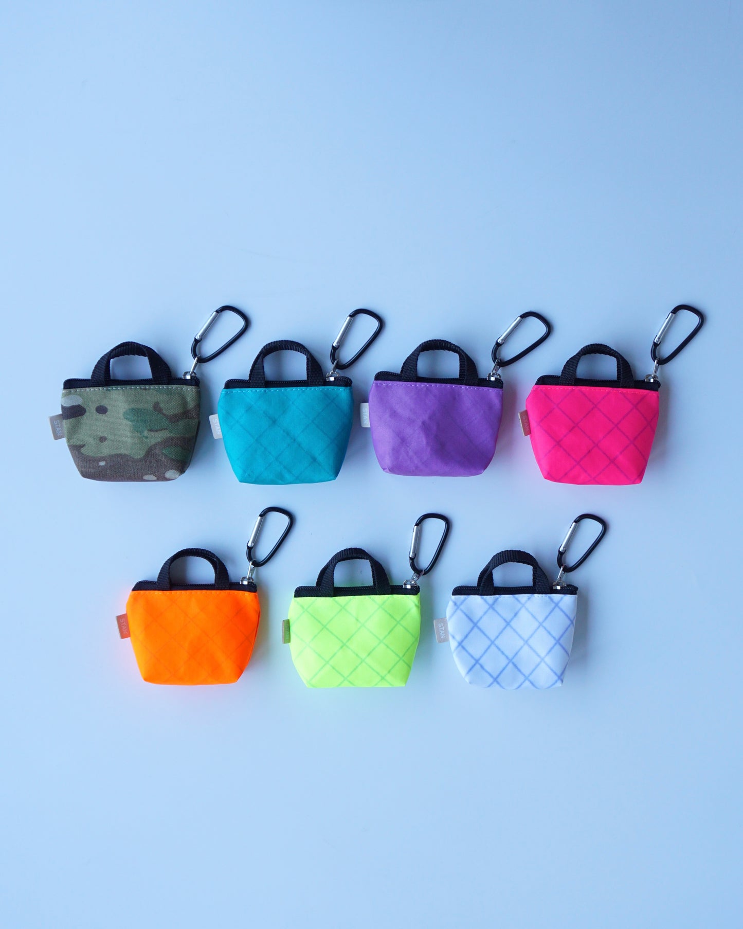 STAN Product mini bag -ECOPAK™- カラビナ付き